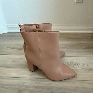JustFab Blush Ankle Booties